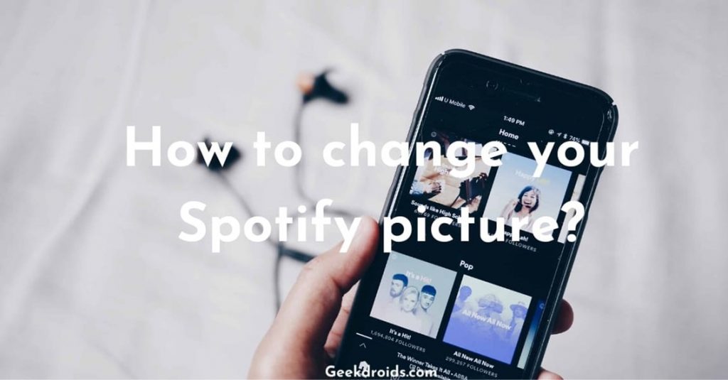 how to change Spotify profile picture