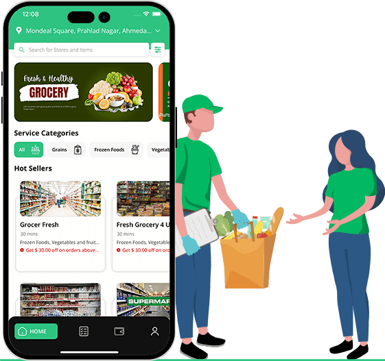 grocery delivery app