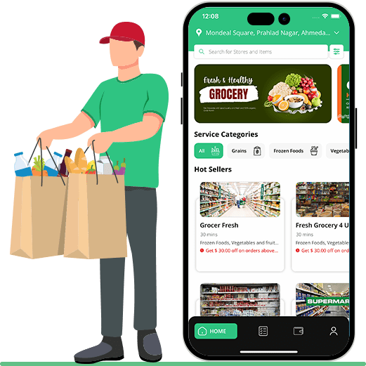 grocery delivery app