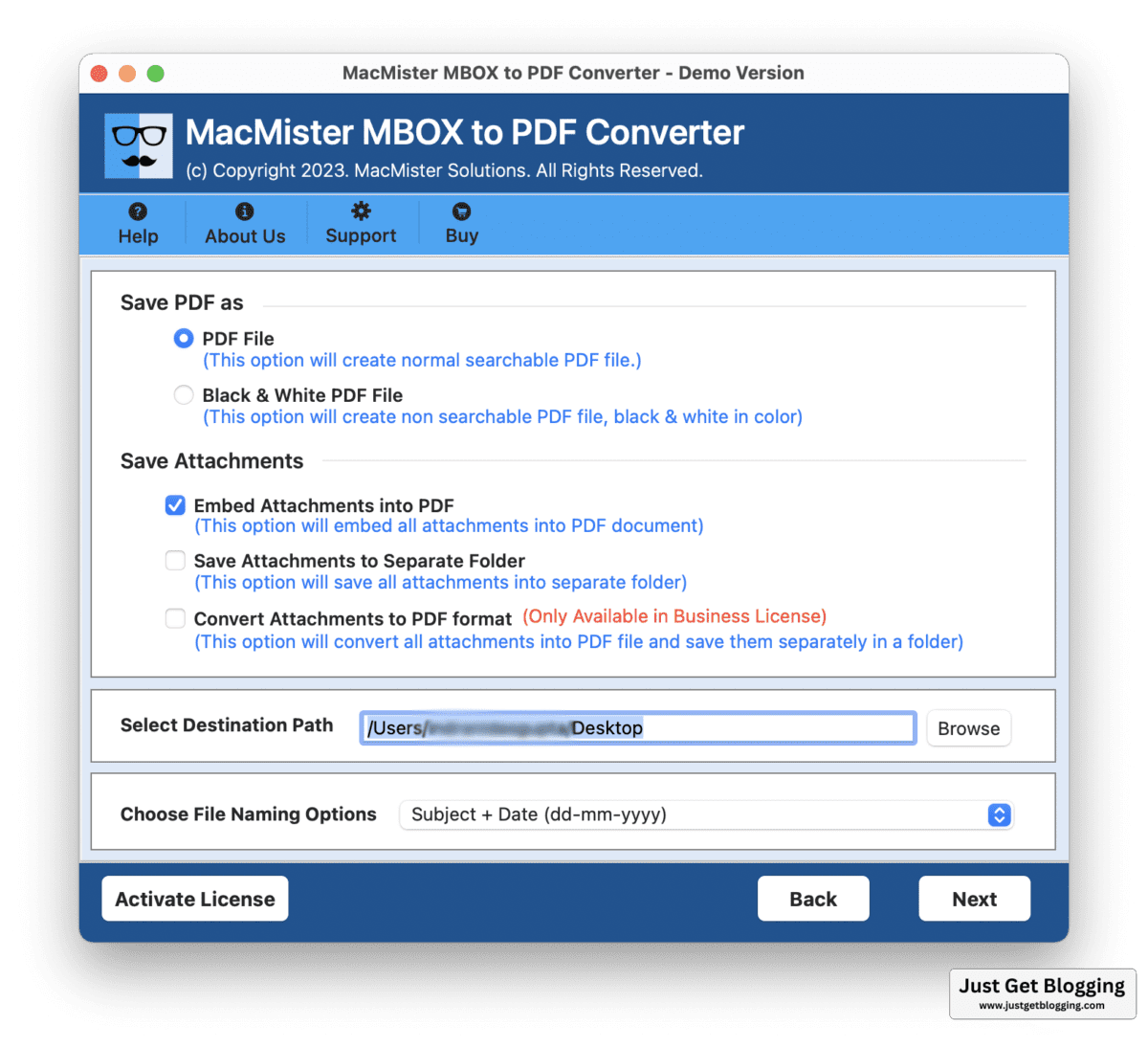 mbox to pdf converter for mac