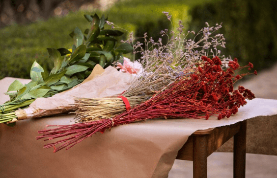 dried flower Bouquets