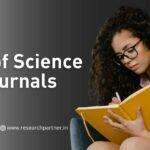 science master journal list