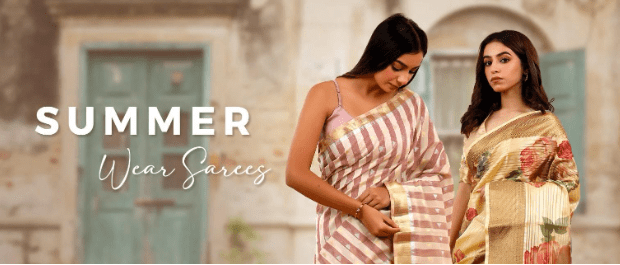 summer wear sarees