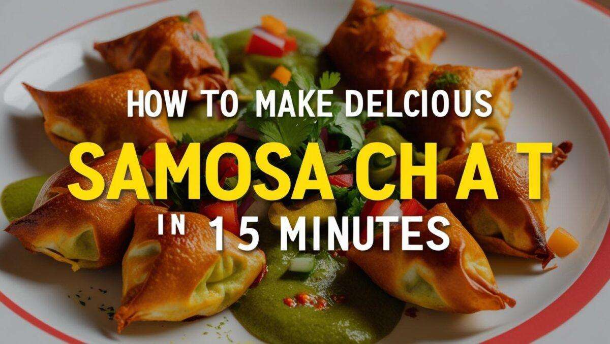 Samosa Chaat Recipe